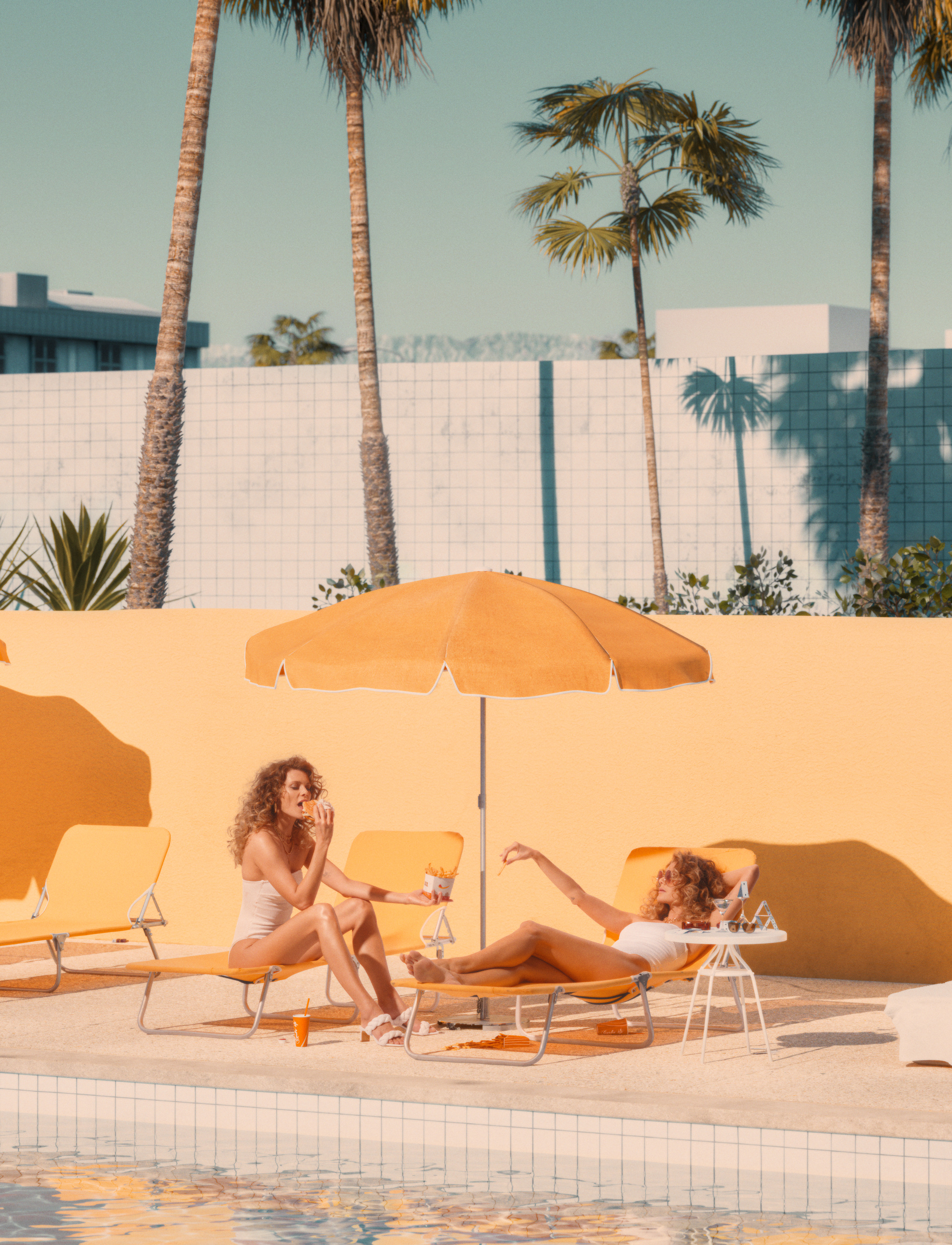 Haze — Sun loungers, final image